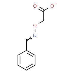 ChemSpider 2D Image | [(Benzylideneamino)oxy]acetate | C9H8NO3