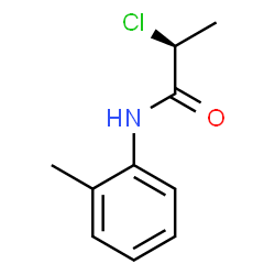 ChemSpider 2D Image | (2S)-2-Chloro-N-(2-methylphenyl)propanamide | C10H12ClNO