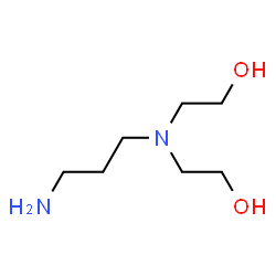 ChemSpider 2D Image | (3-Aminopropyl)diethanolamine | C7H18N2O2
