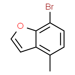 ChemSpider 2D Image | 7-Bromo-4-methylbenzofuran | C9H7BrO