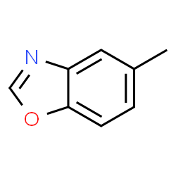 ChemSpider 2D Image | 5-Methylbenzoxazole | C8H7NO