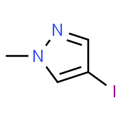 ChemSpider 2D Image | 4-Iodo-1-methyl-1H-pyrazole | C4H5IN2