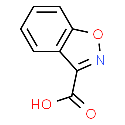 ChemSpider 2D Image | 1,2-benzoxazole-3-carboxylic acid | C8H5NO3