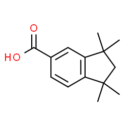 ChemSpider 2D Image | 1,1,3,3-Tetramethyl-5-indanecarboxylic acid | C14H18O2