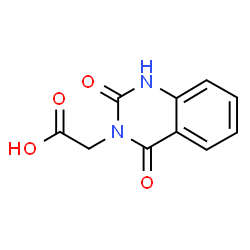ChemSpider 2D Image | 3-CARBOXYMETHYL-QUINAZOLINE-2,4-DIONE | C10H8N2O4