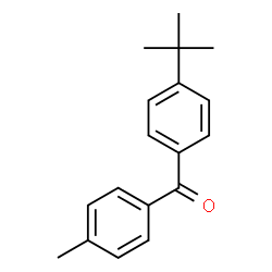 ChemSpider 2D Image | (4-tert-Butylphenyl)(4-methylphenyl)methanone | C18H20O