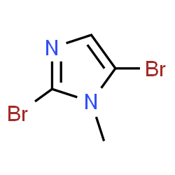ChemSpider 2D Image | 2,5-Dibromo-N-methylimidazole | C4H4Br2N2