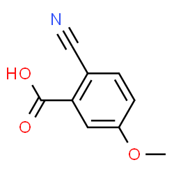 ChemSpider 2D Image | 2-Cyano-5-methoxybenzoic acid | C9H7NO3