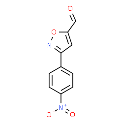 ChemSpider 2D Image | 3-(4-Nitrophenyl)isoxazole-5-carbaldehyde | C10H6N2O4