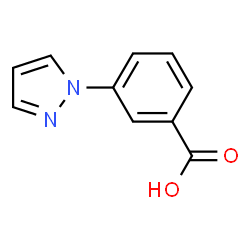 ChemSpider 2D Image | 3-(1H-Pyrazol-1-yl)benzoic acid | C10H8N2O2