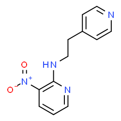 ChemSpider 2D Image | N2-[2-(4-pyridyl)ethyl]-3-nitropyridin-2-amine | C12H12N4O2