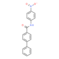 ChemSpider 2D Image | N-(4-Nitrophenyl)-4-biphenylcarboxamide | C19H14N2O3
