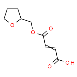 ChemSpider 2D Image | 4-Oxo-4-(tetrahydro-2-furanylmethoxy)-2-butenoic acid | C9H12O5