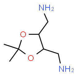 ChemSpider 2D Image | 2,2-Dimethyl-1,3-dioxolane-4,5-dimethanamine | C7H16N2O2