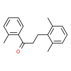 ChemSpider 2D Image | 3-(2,6-Dimethylphenyl)-1-(2-methylphenyl)-1-propanone | C18H20O