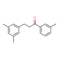 ChemSpider 2D Image | 3-(3,5-Dimethylphenyl)-1-(3-methylphenyl)-1-propanone | C18H20O