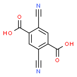 ChemSpider 2D Image | 2,5-Dicyanoterephthalic acid | C10H4N2O4