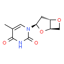 ChemSpider 2D Image | 2,5'-Anhydro-thymidine | C10H12N2O4