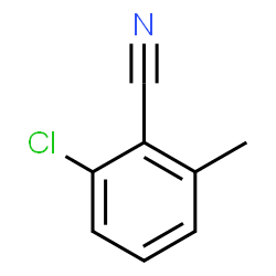 ChemSpider 2D Image | 6-Chloro-o-tolunitrile | C8H6ClN