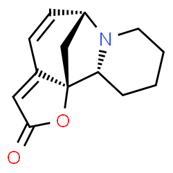 ChemSpider 2D Image | (1R,2R)-14-Oxa-7-azatetracyclo[6.6.1.0~1,11~.0~2,7~]pentadeca-9,11-dien-13-one | C13H15NO2
