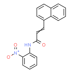 ChemSpider 2D Image | 3-(1-Naphthyl)-N-(2-nitrophenyl)acrylamide | C19H14N2O3
