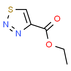 ChemSpider 2D Image | Ethyl 1,2,3-thiadiazole-4-carboxylate | C5H6N2O2S