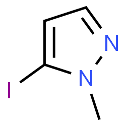 ChemSpider 2D Image | 5-iodo-1-methylpyrazole | C4H5IN2