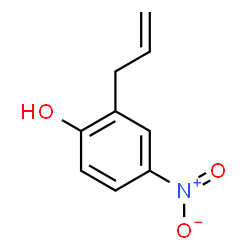 ChemSpider 2D Image | 2-Allyl-4-nitrophenol | C9H9NO3