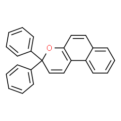 ChemSpider 2D Image | 3,3-Diphenyl-3H-benzo[f]chromene | C25H18O