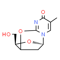 ChemSpider 2D Image | (1R,10R)-10-(Hydroxymethyl)-4-methyl-8,11-dioxa-2,6-diazatricyclo[7.2.1.0~2,7~]dodeca-3,6-dien-5-one | C10H12N2O4