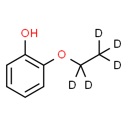ChemSpider 2D Image | 2-[(~2~H_5_)Ethyloxy]phenol | C8H5D5O2