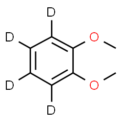 ChemSpider 2D Image | 1,2-Dimethoxy(~2~H_4_)benzene | C8H6D4O2