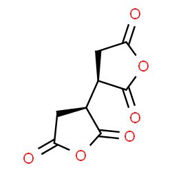 ChemSpider 2D Image | (3R,3'S)-Tetrahydro-3,3'-bifuran-2,2',5,5'-tetrone | C8H6O6