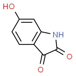 ChemSpider 2D Image | 6-hydroxyisatin | C8H5NO3