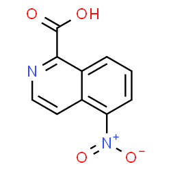 ChemSpider 2D Image | 5-Nitro-1-isoquinolinecarboxylic acid | C10H6N2O4