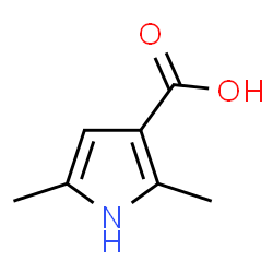 ChemSpider 2D Image | 2,5-Dimethyl-1H-pyrrole-3-carboxylic acid | C7H9NO2