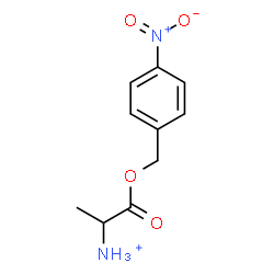 ChemSpider 2D Image | 1-[(4-Nitrobenzyl)oxy]-1-oxo-2-propanaminium | C10H13N2O4