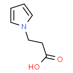 ChemSpider 2D Image | N-Pyrrolylpropanoic acid | C7H9NO2