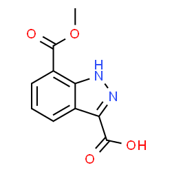 ChemSpider 2D Image | 7-Methyl 1H-indazole-3,7-dicarboxylate | C10H8N2O4
