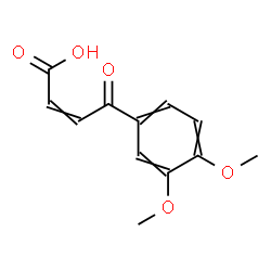 ChemSpider 2D Image | (2E)-4-(3,4-Dimethoxyphenyl)-4-oxo-2-butenoic acid | C12H12O5