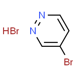 ChemSpider 2D Image | 4-Bromo-pyridazine hydrobromide | C4H4Br2N2