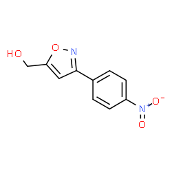 ChemSpider 2D Image | (3-(4-nitrophenyl)isoxazol-5-yl)methanol | C10H8N2O4