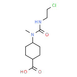 ChemSpider 2D Image | 4-{[(2-Chloroethyl)carbamoyl](methyl)amino}cyclohexanecarboxylic acid | C11H19ClN2O3
