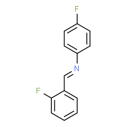 ChemSpider 2D Image | (E)-1-(2-Fluorophenyl)-N-(4-fluorophenyl)methanimine | C13H9F2N