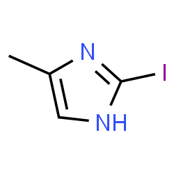 ChemSpider 2D Image | 2-iodo-4-methylIMIDAZOLE | C4H5IN2