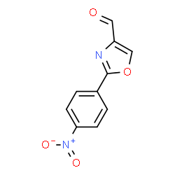 ChemSpider 2D Image | 2-(4-Nitro-phenyl)-oxazole-4-carbaldehyde | C10H6N2O4
