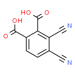 ChemSpider 2D Image | 3,4-Dicyanophthalic acid | C10H4N2O4