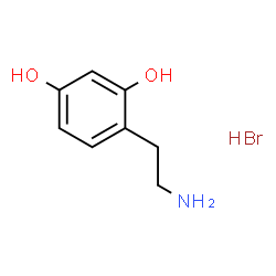 ChemSpider 2D Image | 4-(2-Aminoethyl)-1,3-benzenediol hydrobromide (1:1) | C8H12BrNO2