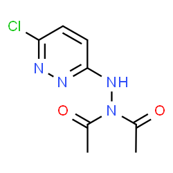 ChemSpider 2D Image | N-Acetyl-N'-(6-chloro-3-pyridazinyl)acetohydrazide | C8H9ClN4O2
