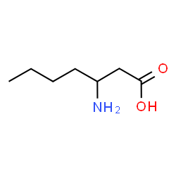 ChemSpider 2D Image | 3-Aminoheptanoic acid | C7H15NO2